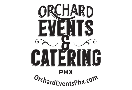 Orchard Events and Catering logo.